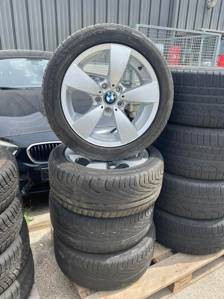 BMW e60 e61 zomerwielen 225/50 R17, Enlèvement, Pneu(s)