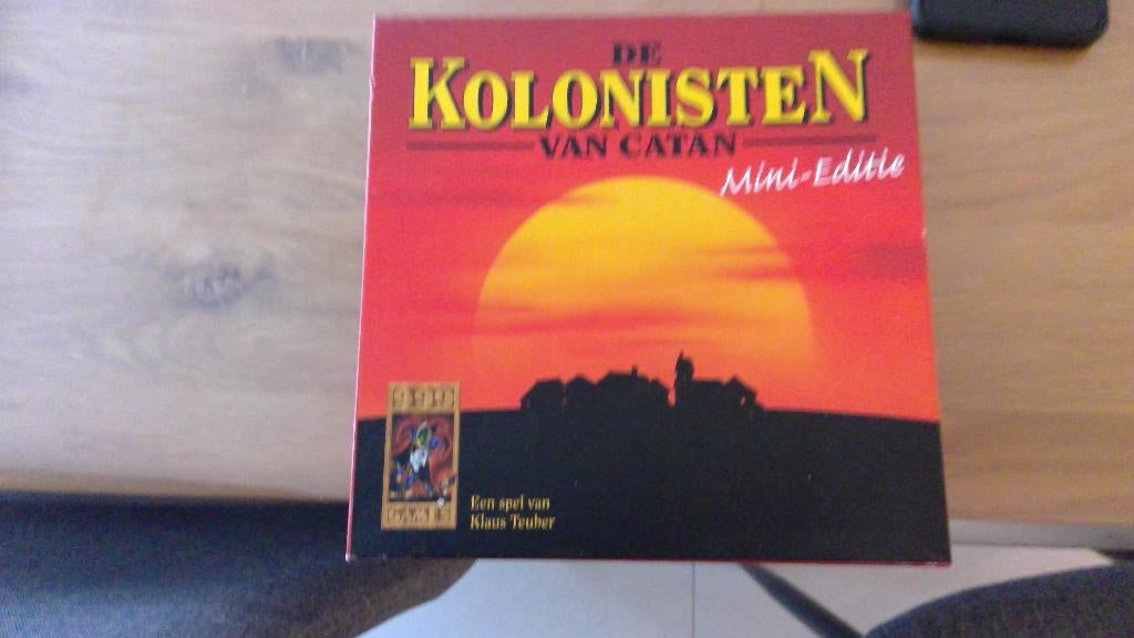 de kolonisten van catan mini editie, Hobby en Vrije tijd, Ophalen of Verzenden, Zo goed als nieuw, Drie of vier spelers, 999 Games