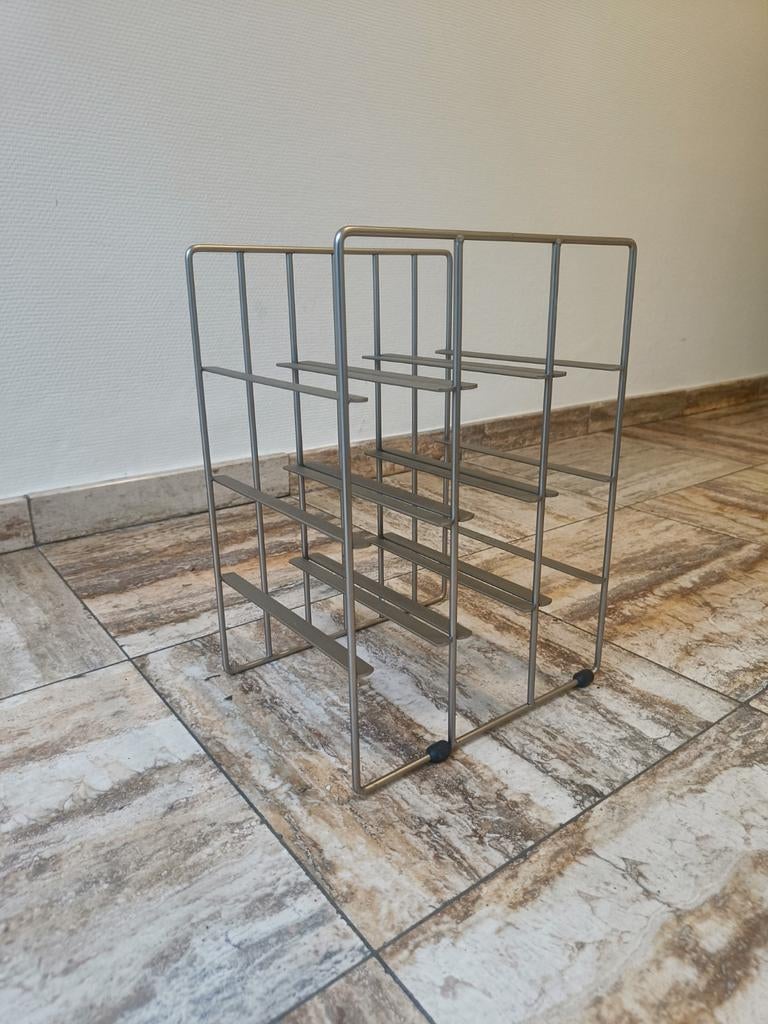 Blomus roestvrij staal wijnrek, Enlèvement ou Envoi, Utilisé