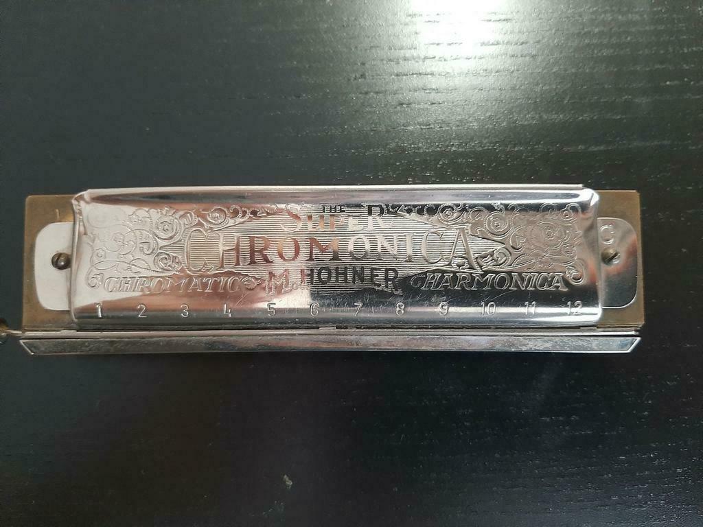 HOHNER SUPER CHROMATISCH 12 gaten, Ophalen of Verzenden, Zo goed als nieuw