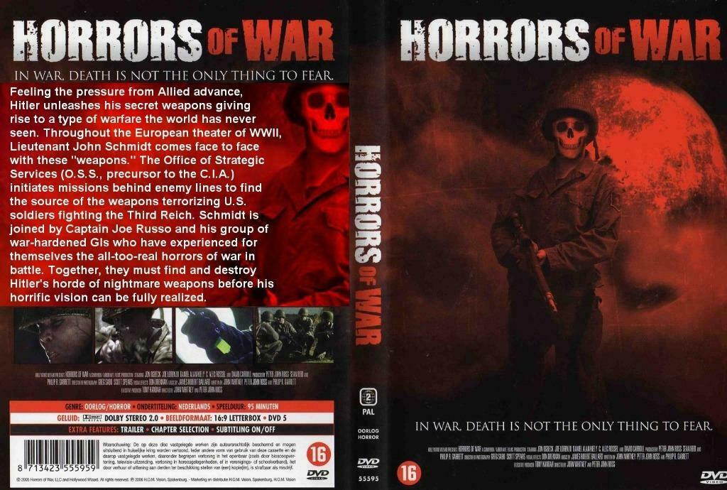 Dvd Horrors of War (Oorlogsfilm- Horror), Ophalen of Verzenden