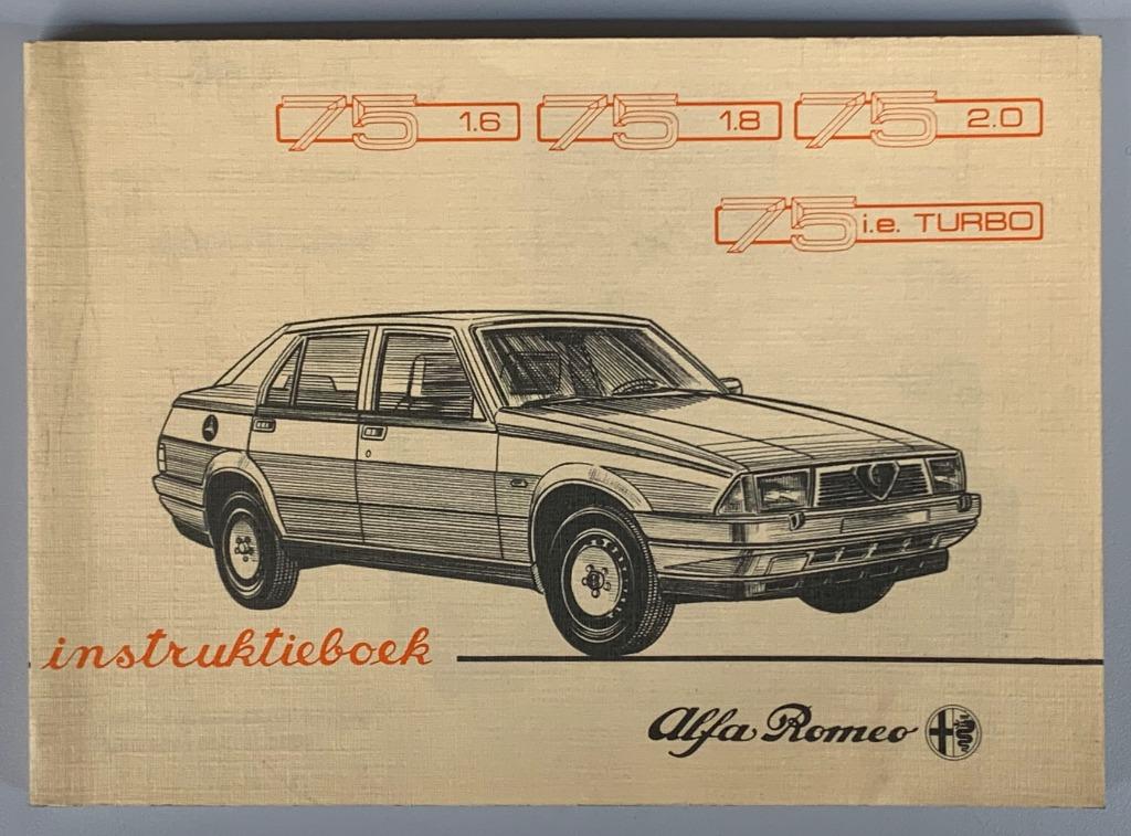 Alfa Romeo 75 1.6 - 1.8 - 2.0 - Turbo, Enlèvement ou Envoi