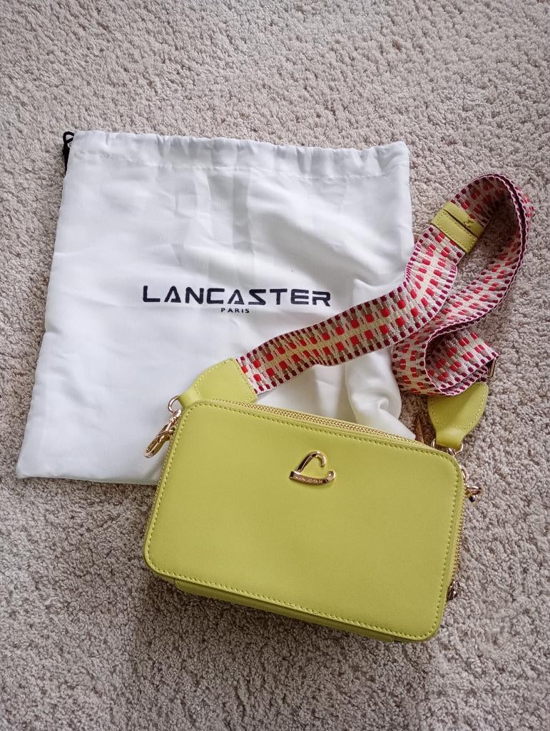 Crossbody Lancaster, Handtassen en Accessoires, Tassen | Damestassen, Ophalen of Verzenden, Zo goed als nieuw, Groen, Schoudertasje