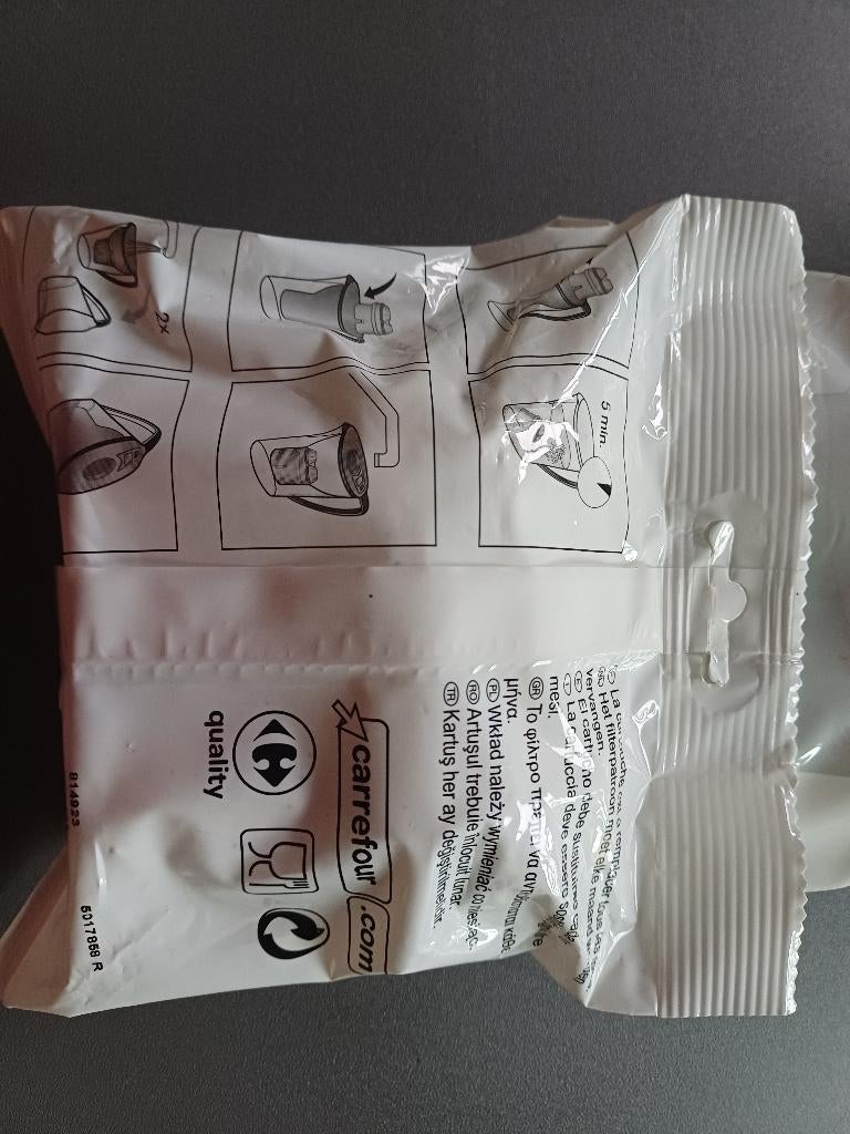 Cartouches pour carafe filtrante, 1 à 2 litres, Enlèvement, Neuf