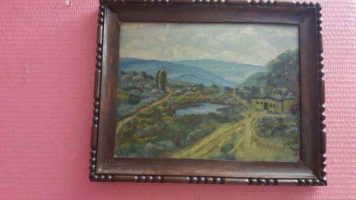Tableau huile sur panneau