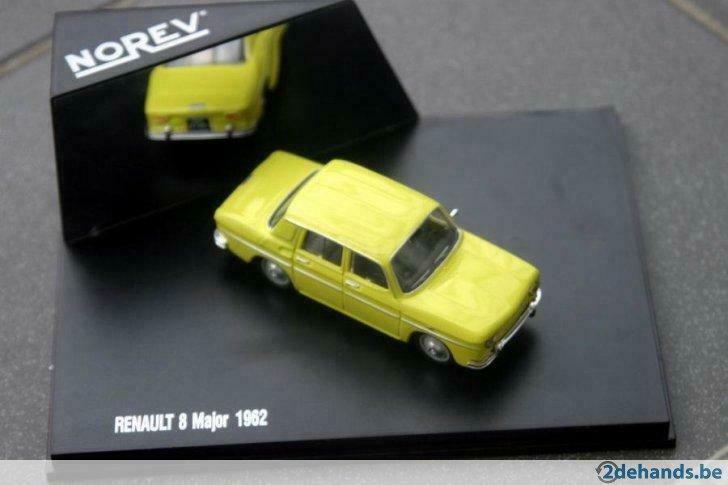 Renault 8 Major 1/43 Norev, Hobby en Vrije tijd, Modelbouw | Auto's en Voertuigen, Nieuw, Auto, 1:32 tot 1:50, Ophalen of Verzenden