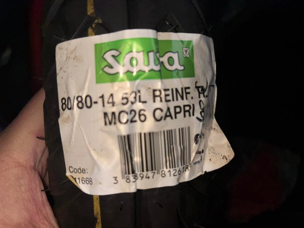 Pneu pour cyclomoteur SAVA 80/80x14, Enlèvement ou Envoi, Neuf