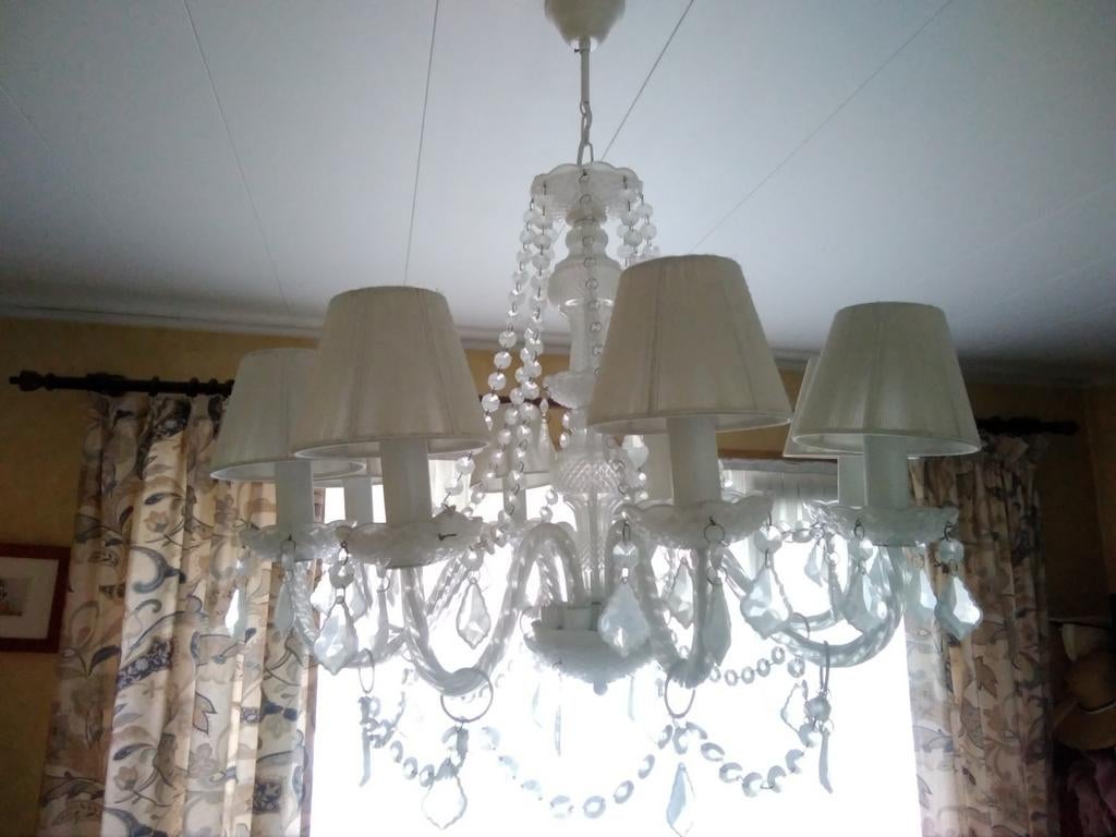 Kroonluchter hanglamp, Huis en Inrichting, Ophalen, Zo goed als nieuw