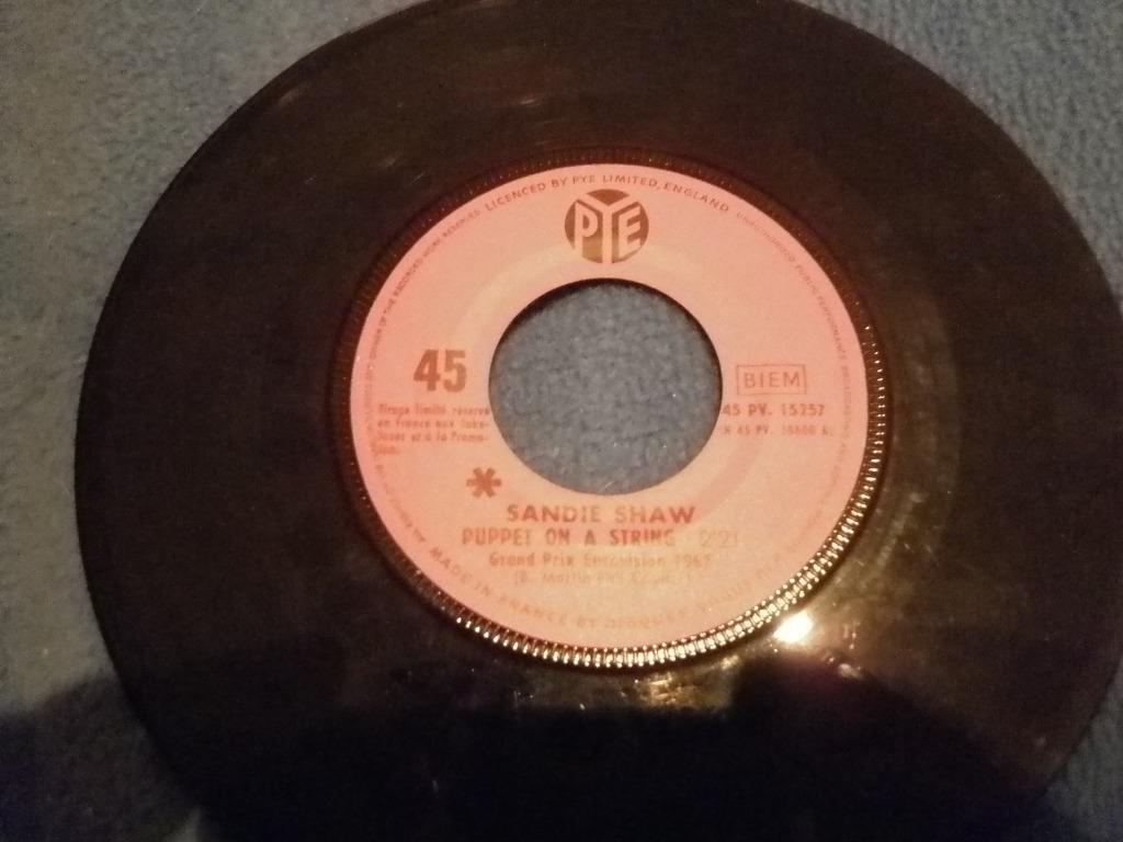 single vinyl/Sandie Shaw/ Puppet on a string eurovision 1967, Cd's en Dvd's, Vinyl Singles, Ophalen of Verzenden