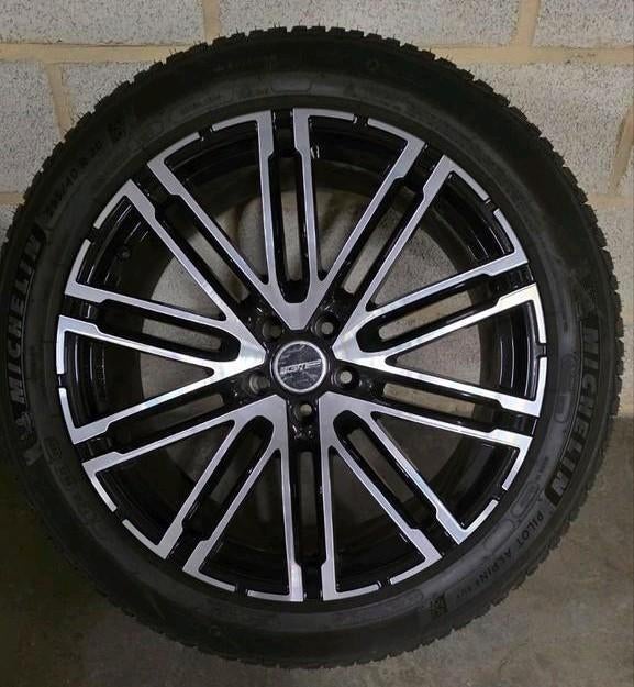 GMP Italia Targa S Black polished 20" Porsche Macan, Ophalen, Gebruikt, 265 mm, Banden en Velgen
