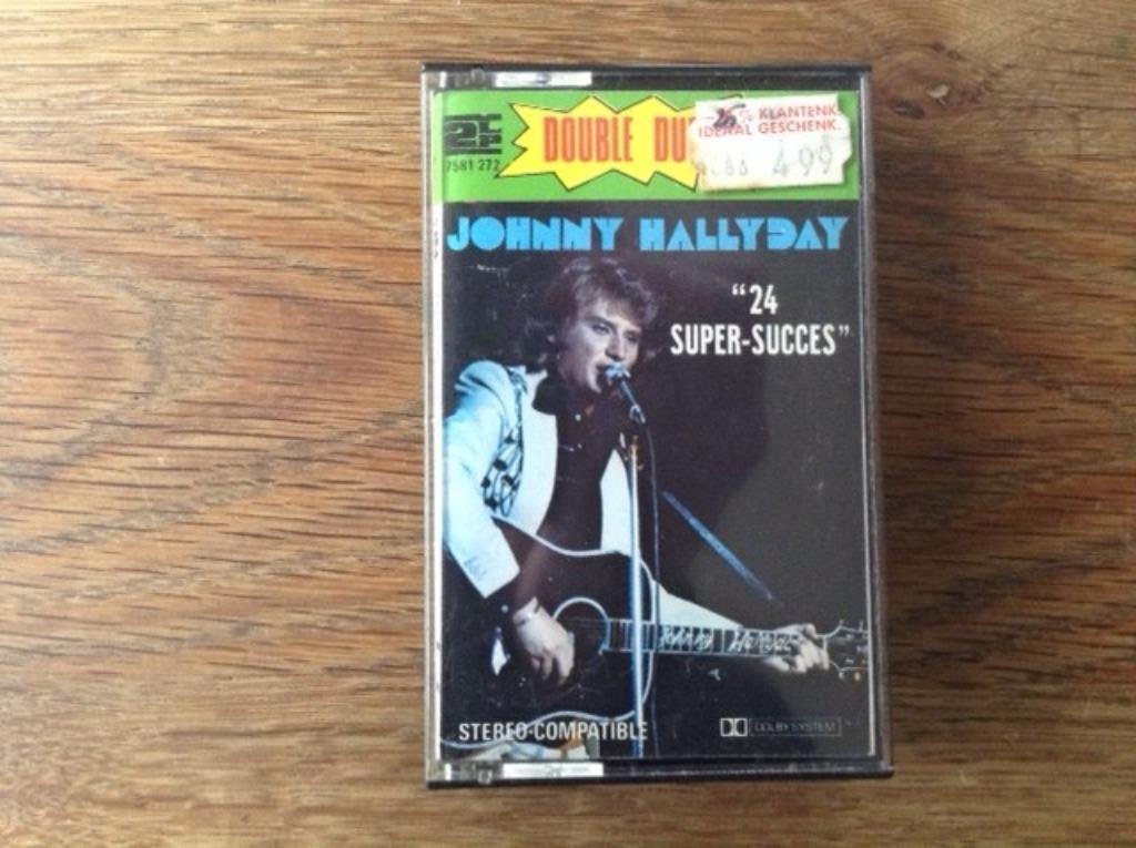 muziekcassette johnny hallyday, Ophalen of Verzenden, Pop, 1 bandje, Origineel