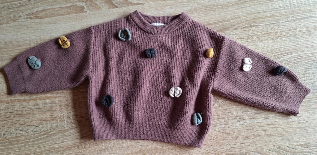Joli pull chaud taille 74-80 de la marque « Zara baby », Enlèvement ou Envoi, Pull ou Veste, Comme neuf, Zara Girls