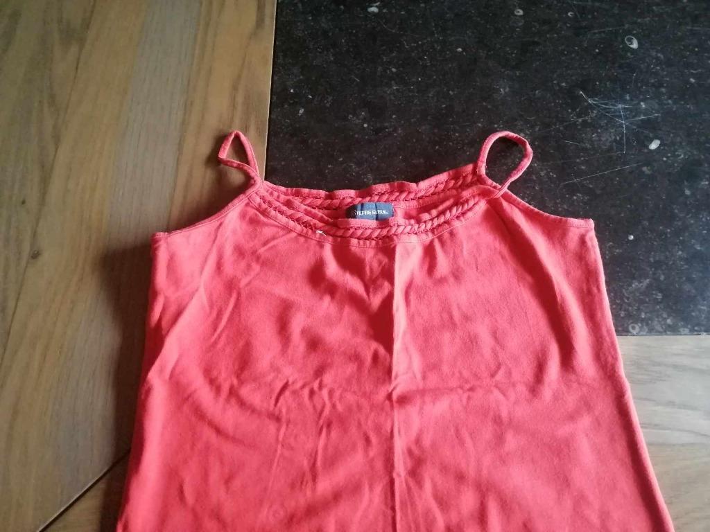 TOPJE ROOD MERK TERRE BLEUE – MAAT 36– DUUR IN AANKOOP, Rouge, Terre bleue, Enlèvement ou Envoi, Taille 36 (S)