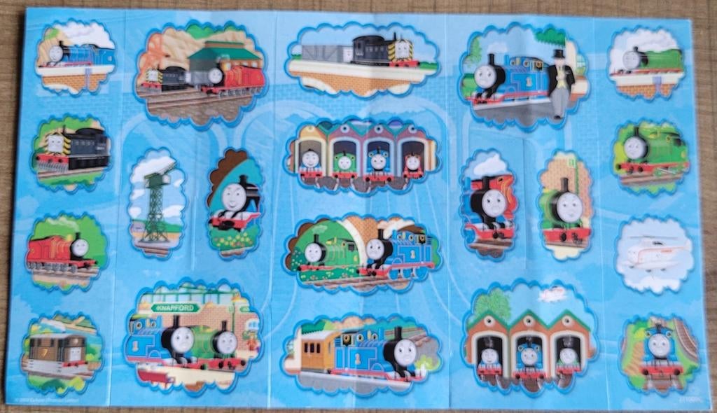 Thomas de Trein: lot mini-stickers, Enlèvement ou Envoi, Comme neuf, Bande dessinée ou Dessin animé