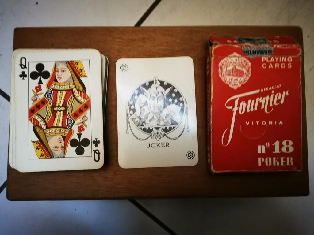 Fournier victoria oude speelkaarten, Ophalen of Verzenden, Speelkaart(en)