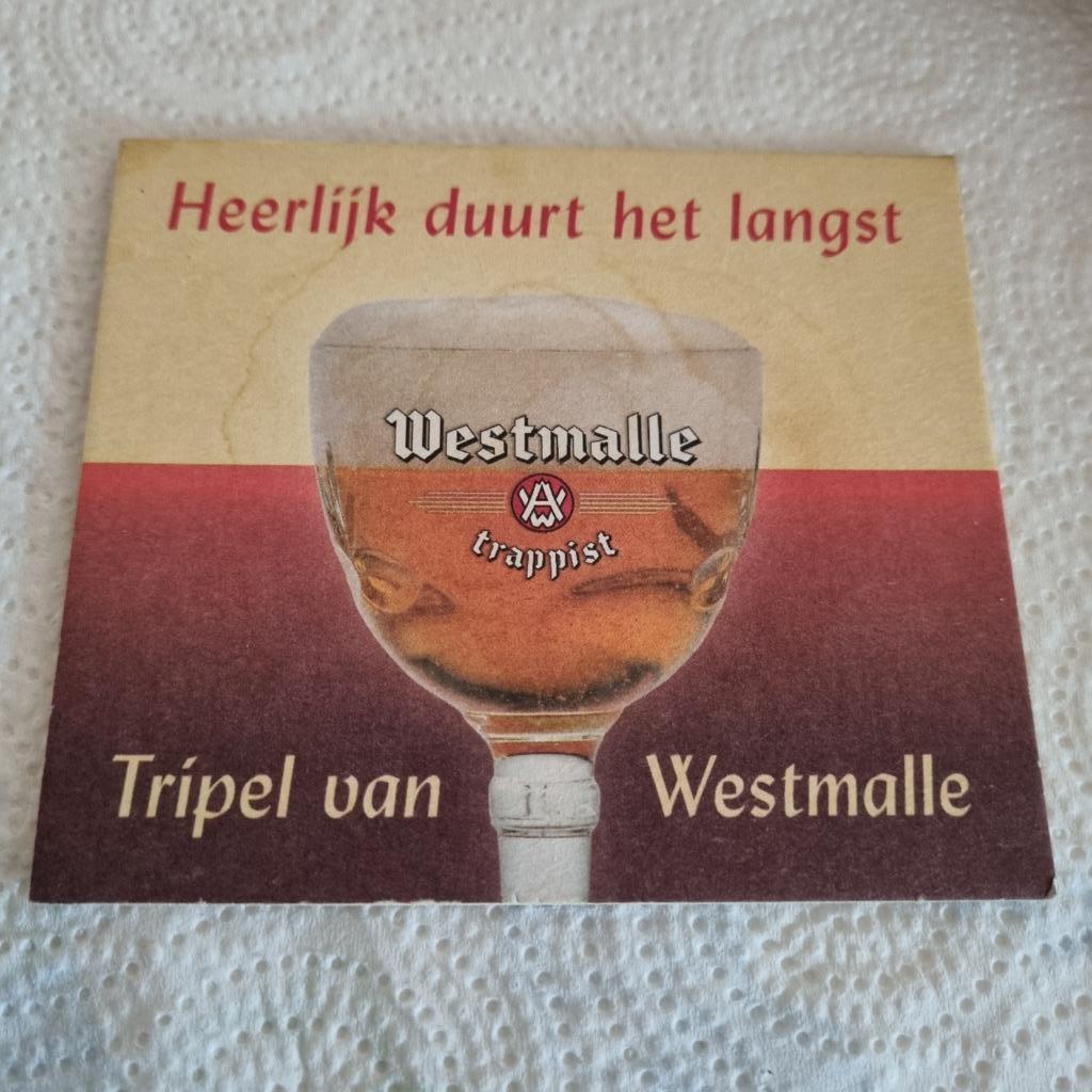 Sous Bock Westmalle (modèle 5), Verzamelen, Ophalen of Verzenden, Gebruikt, Viltje(s), Overige merken