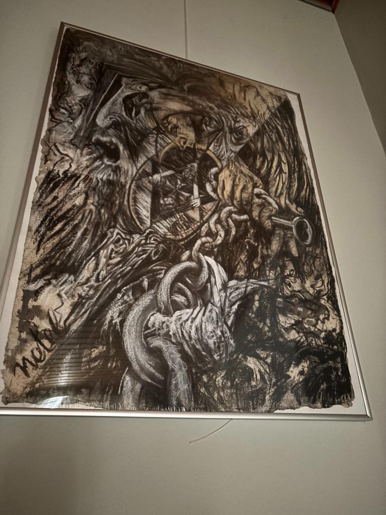 Gouache van Marcel NOTEBAERT, Antiek en Kunst, Ophalen