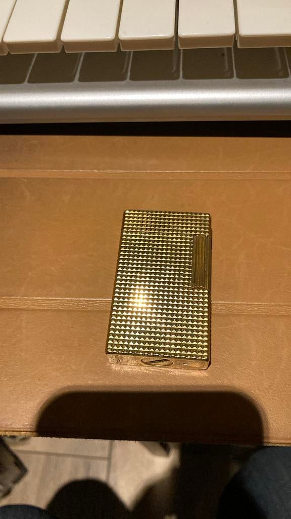 Briquet Plaqué or Dupont, Comme neuf