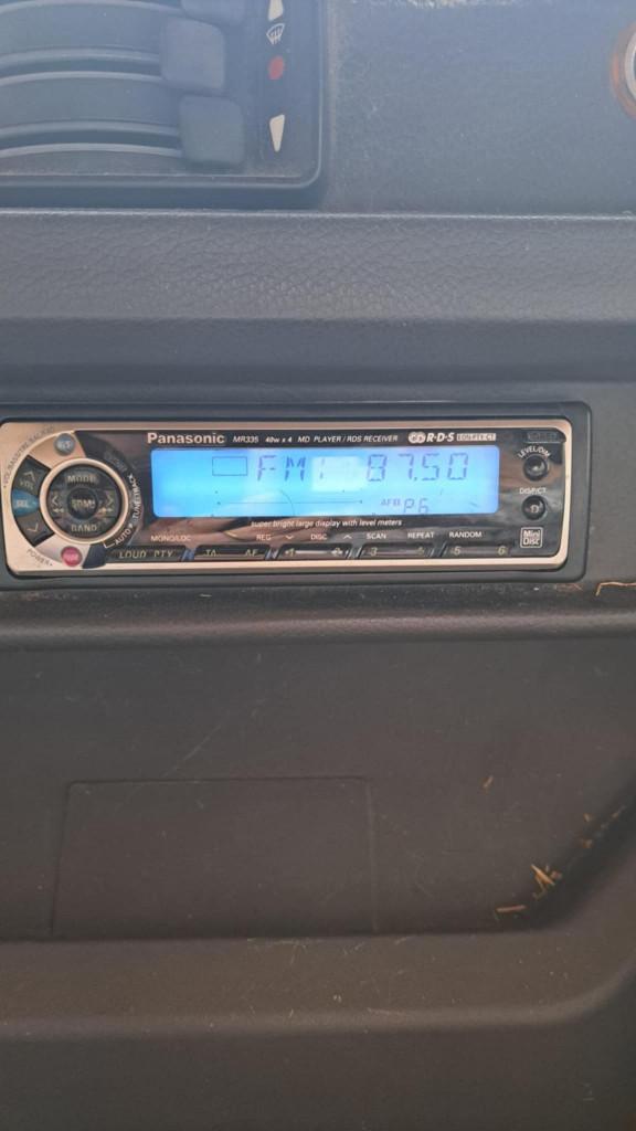 mini disque autoradio vintage PANASONIC MR335, Enlèvement, Utilisé