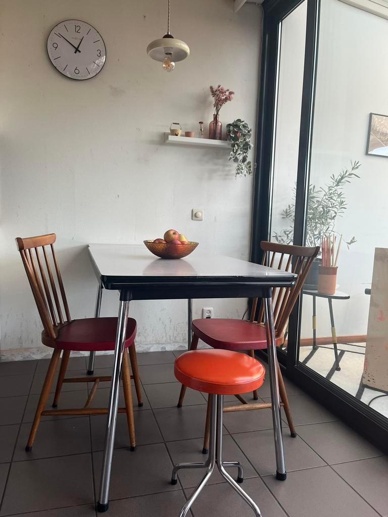 Vintage retro spijlen stoelen, Ophalen