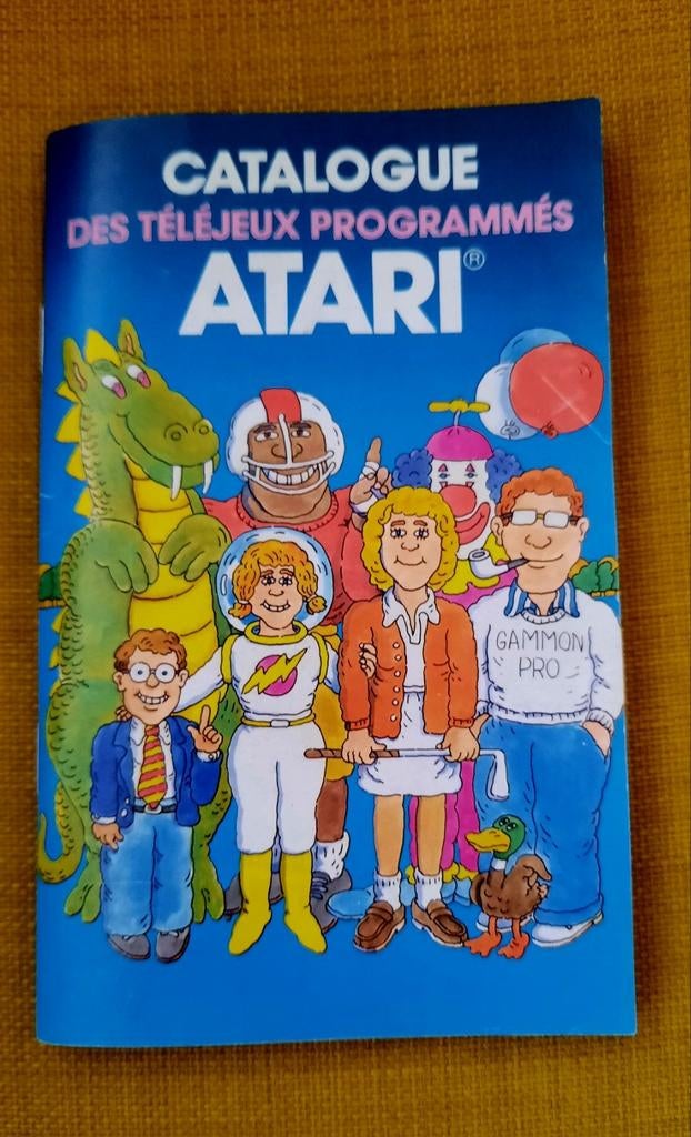 Atari 2600 Game Catalog Franstalig, Games en Spelcomputers, Games | Atari, Ophalen of Verzenden, Zo goed als nieuw, Atari 2600