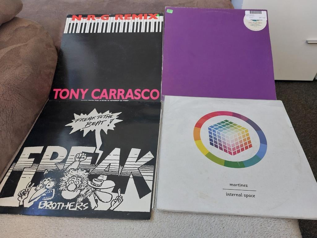 lotje 2 techno trance 9 stuks, Cd's en Dvd's, Vinyl | Dance en House, Ophalen of Verzenden, Gebruikt