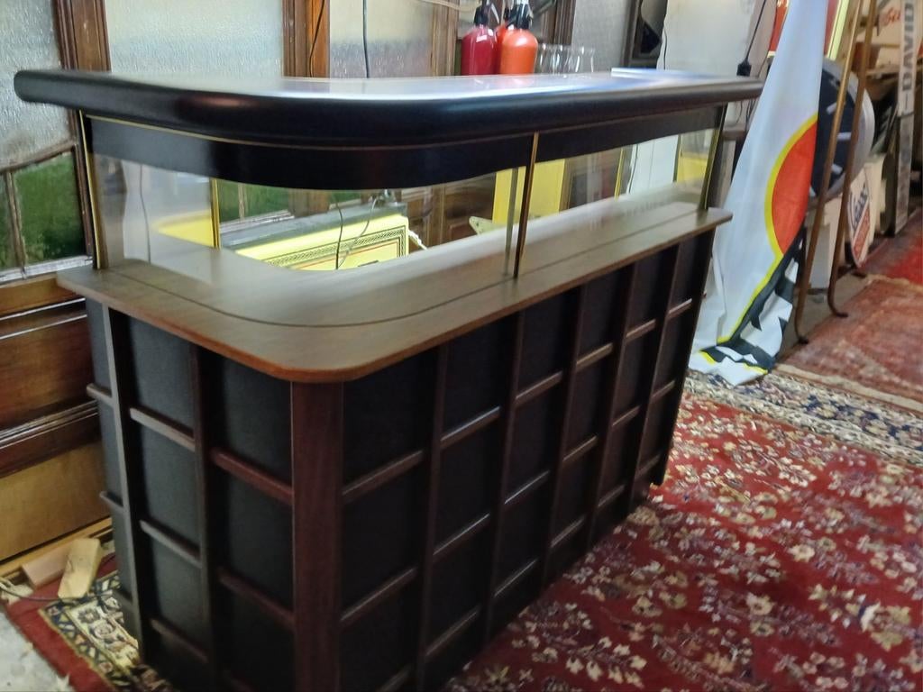 Vintage bar met verlichting, Huis en Inrichting, Ophalen
