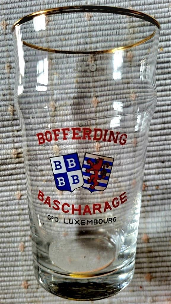 Verre bofferding 40cl Bascharage Luxembourg, Collections, Enlèvement ou Envoi, Comme neuf