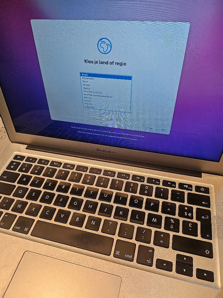 MacBook Air 13 inch (A1466) – 8GB RAM – 128GB SSD, Ophalen, Gebruikt, 8 GB, 13 inch