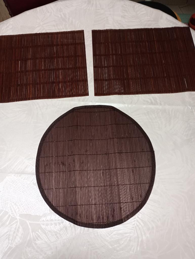 Sets de table bambou, Enlèvement ou Envoi