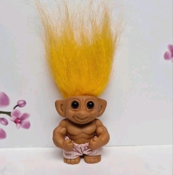 💛 Vintage Trol 🏋‍♂️, Verzamelen, Poppetjes en Figuurtjes, Ophalen of Verzenden