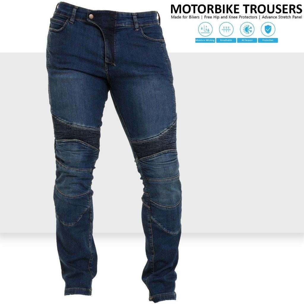 Motorbroek Kevlar jeansbroek met Armor Jeans, Motoren, Kleding | Motorkleding, Verzenden, Nieuw met kaartje, Kinderen, Broek | textiel