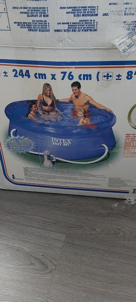intex easy set zwembad, Ophalen of Verzenden, Gebruikt