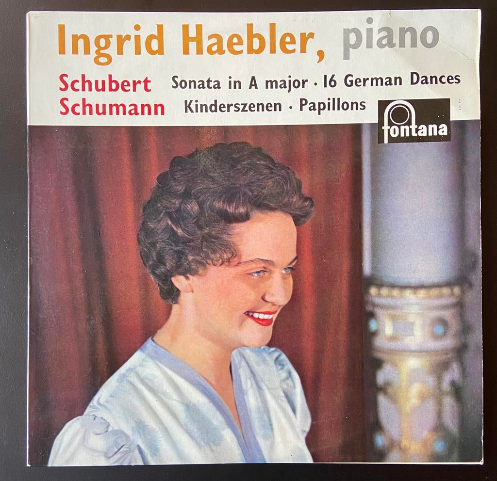 LP Ingrid Haebler Piano Schubert - Schumann 1964, Enlèvement ou Envoi