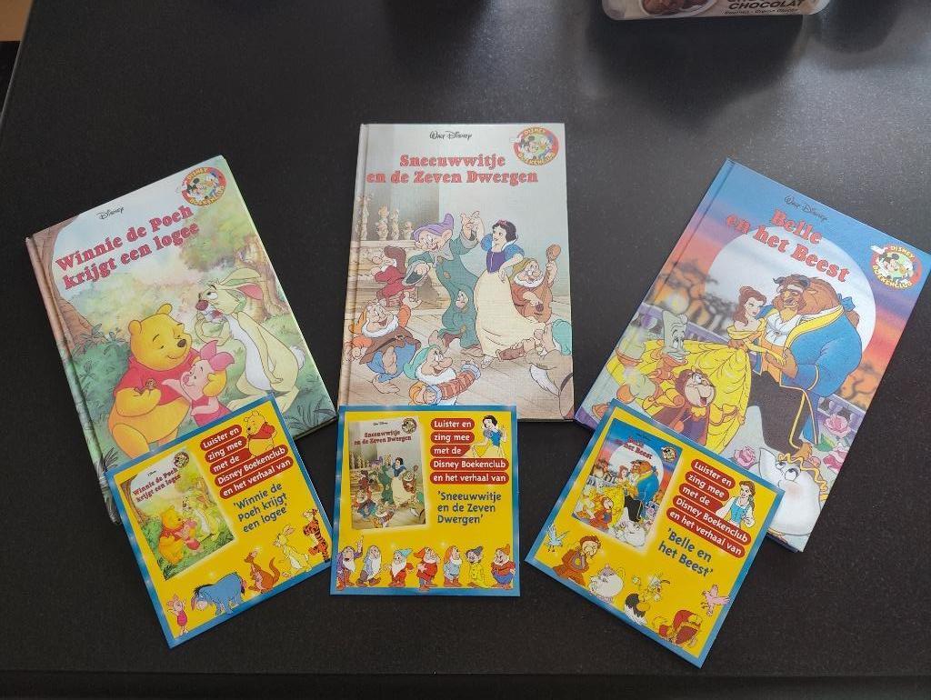 Set van 3 Disney Boeken + 3 luister cd's, Boeken, Jongen of Meisje, Nieuw, Ophalen of Verzenden, Voorleesboek