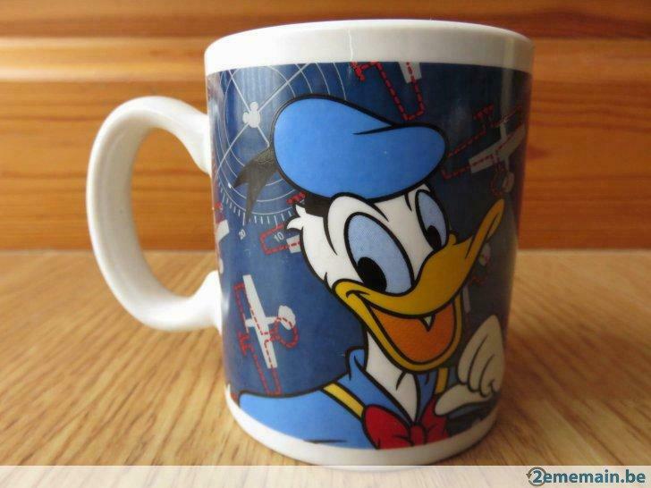 superbe petit mug tasse mickey et donald de disney, Utilisé, Tasse(s) et/ou soucoupe(s)