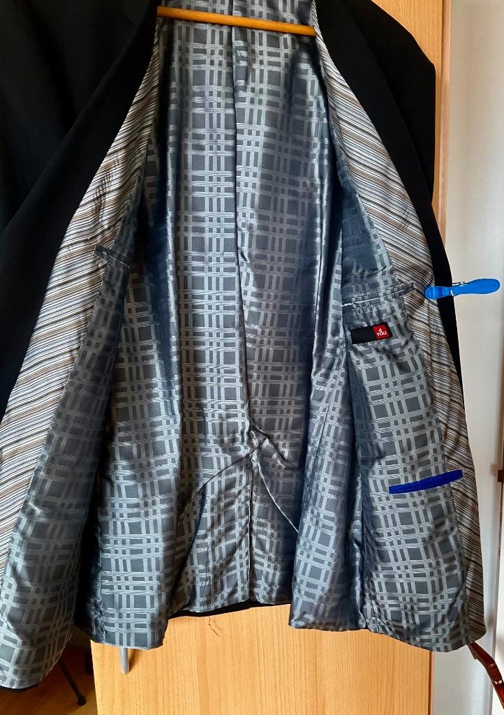Te koop een nieuwe heren blazer/vest, Ophalen, Nieuw, Maat 52/54 (L), Zwart