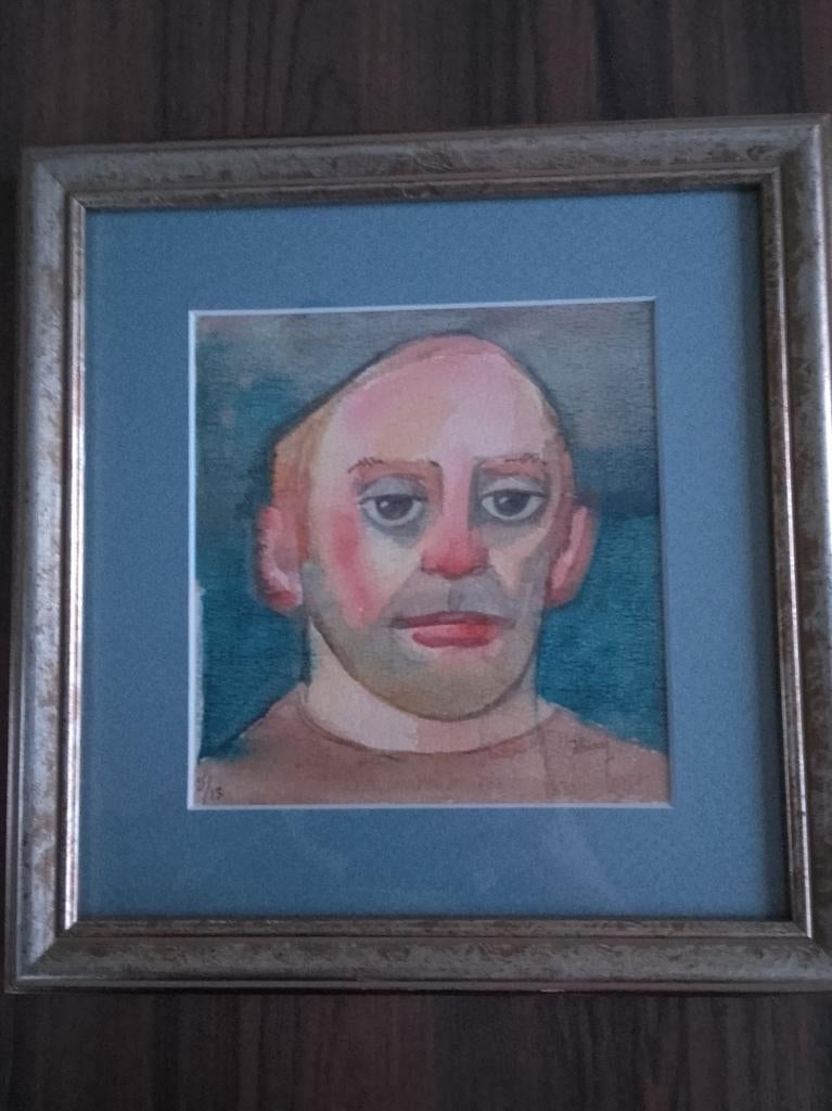 Aquarel, gesigneerd, genummerd, Ophalen of Verzenden