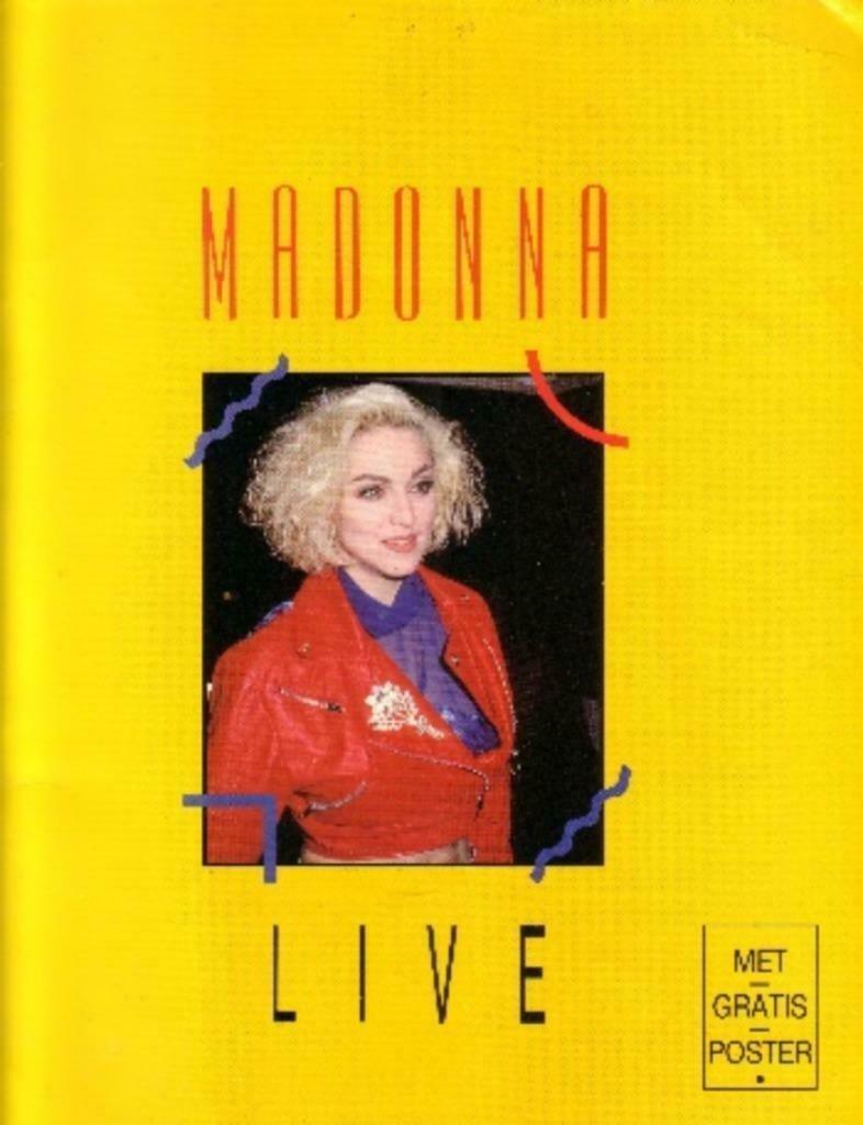 Madonna - Live - Veel foto's Jaar uitgave 1990, Verzamelen, Ophalen of Verzenden, Zo goed als nieuw, Boek, Tijdschrift of Artikel
