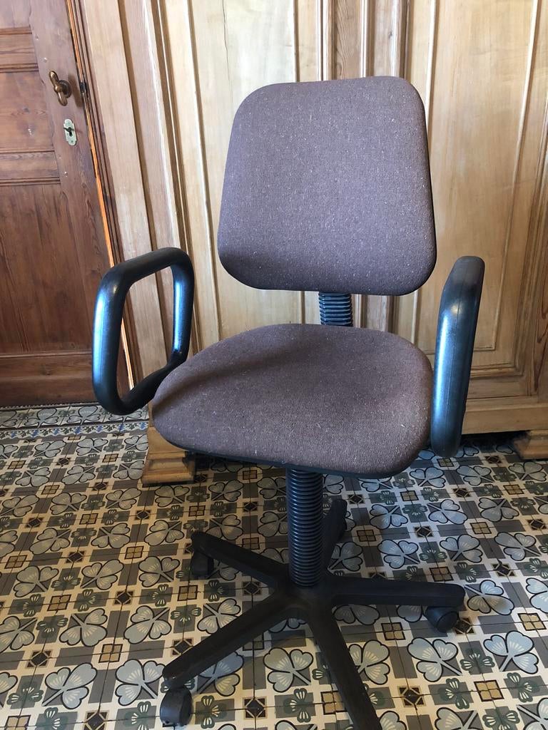 Chaise de bureau, Maison & Meubles, Utilisé, Brun, Chaise de bureau