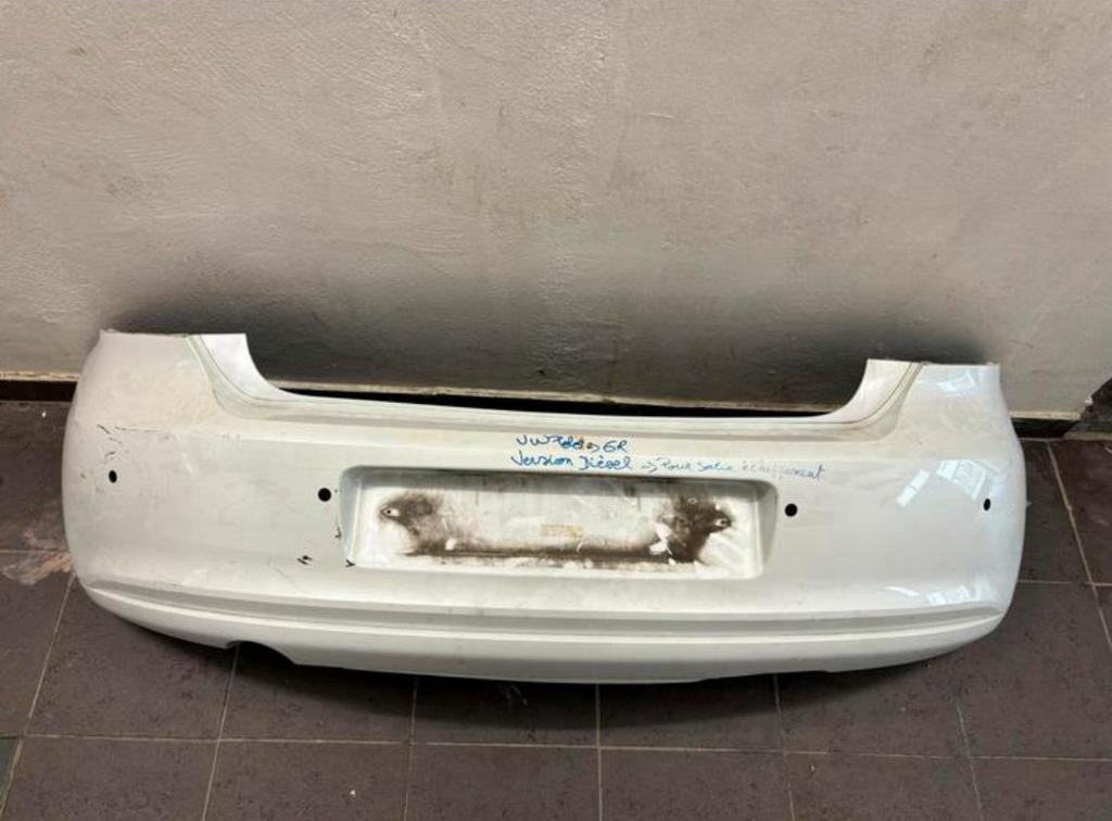 Pare choc arrière VW Polo châssis 6R année 2009-14 ph.1 bon, Autos : Pièces & Accessoires, Arrière, Pare-chocs, Volkswagen, Enlèvement