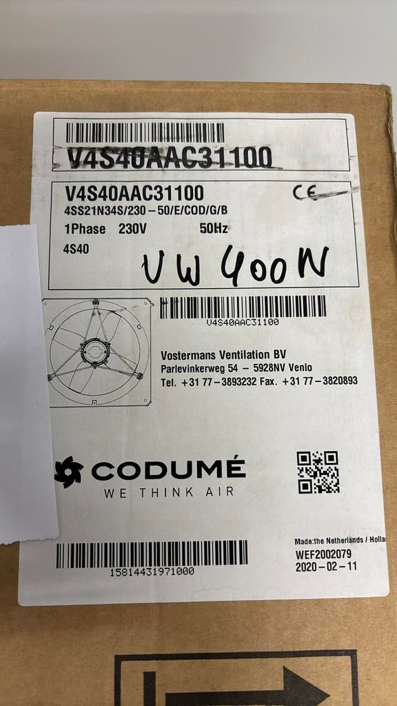 Ventilateur à spirale neuf, Enlèvement, Neuf, Ventilateur et Extracteur