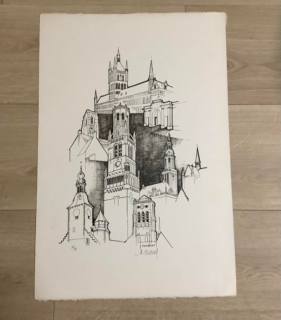 Litho belforttorens, Ophalen of Verzenden