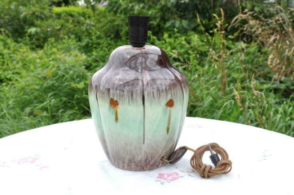 §  pied de lampe en faience a la coulée thulin ?, Enlèvement ou Envoi