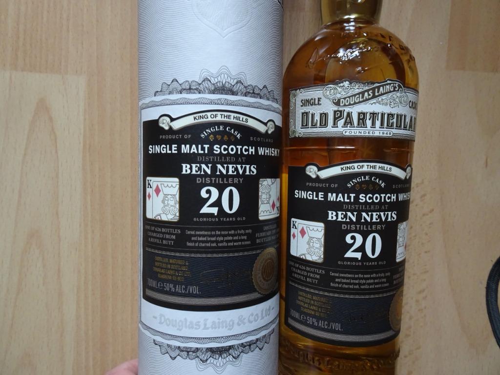Ben Nevis Single Malt Whisky 20 years old, Verzamelen, Ophalen, Nieuw, Vol