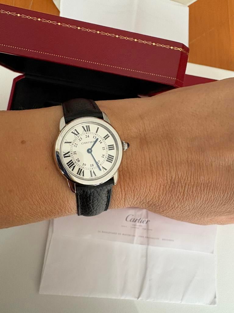 Cartier horloge, Handtassen en Accessoires, Horloges | Dames, Overige merken, Leer, Polshorloge, Nieuw