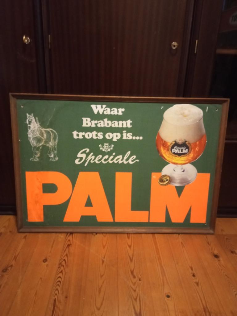Panneau publicitaire Palm Beer, Enlèvement, Utilisé, Panneau, Plaque ou Plaquette publicitaire, Palm