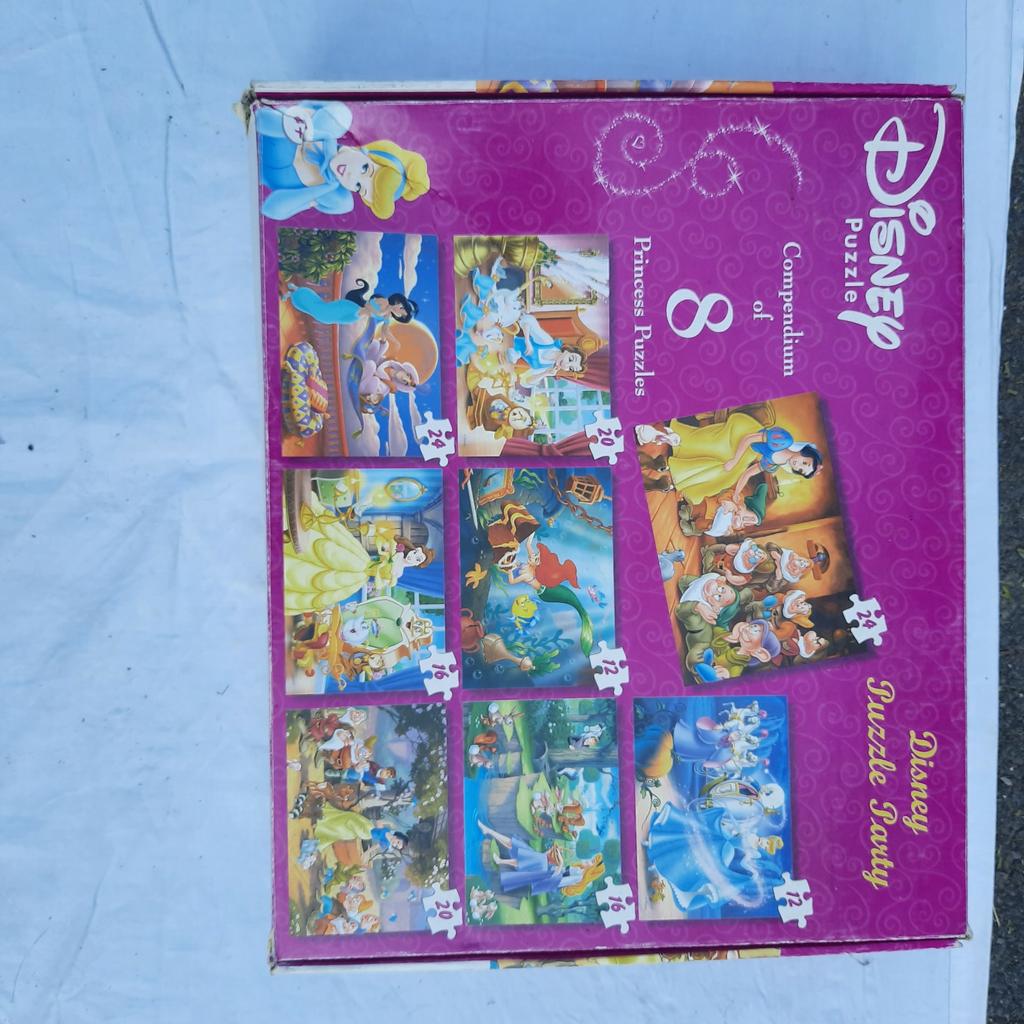 8 puzzels 4+ Disney, Kinderen en Baby's, Ophalen of Verzenden, 10 tot 50 stukjes, Zo goed als nieuw, 4 tot 6 jaar