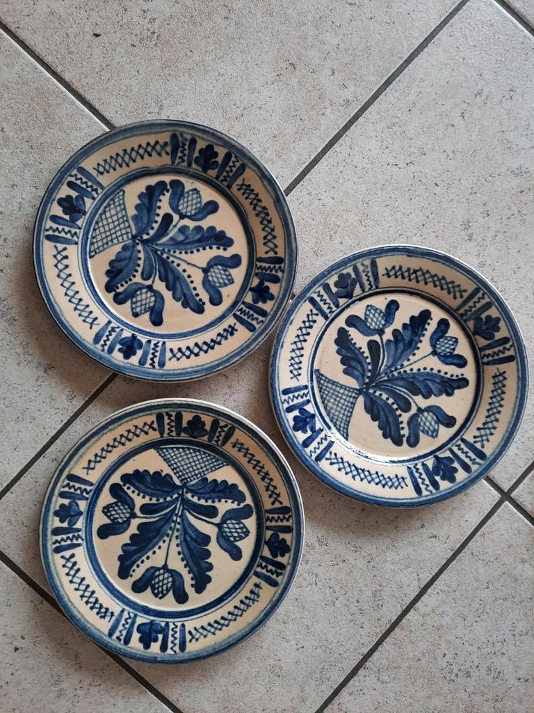 3 sierborden roemenie, Antiek en Kunst, Ophalen of Verzenden