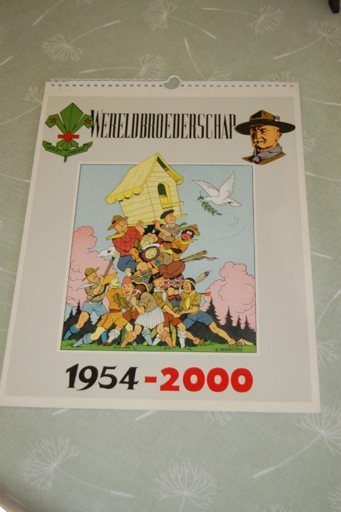Kalender Wereldbroederschap - Lambik Jerom - W. Vandersteen, Verzamelen, Stripfiguren, Ophalen of Verzenden, Suske en Wiske, Nieuw